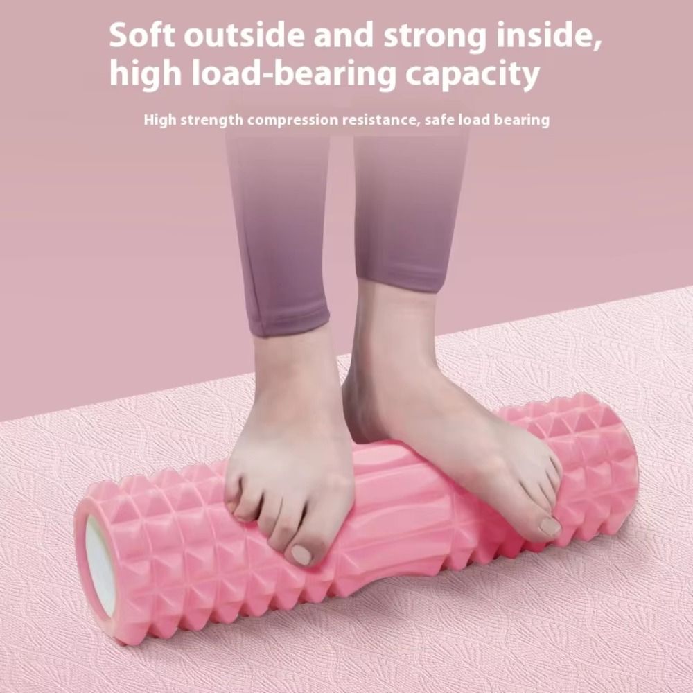 EVA Foam Fitness Back Roll Tri - Yoga Fitness Roller 评论和价格