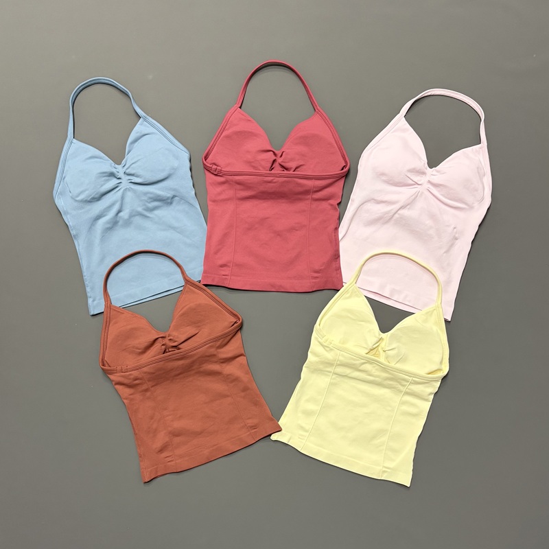 Gym Women Sports Tank Top Seam - Yoga Fitness Tapis 评论和价格