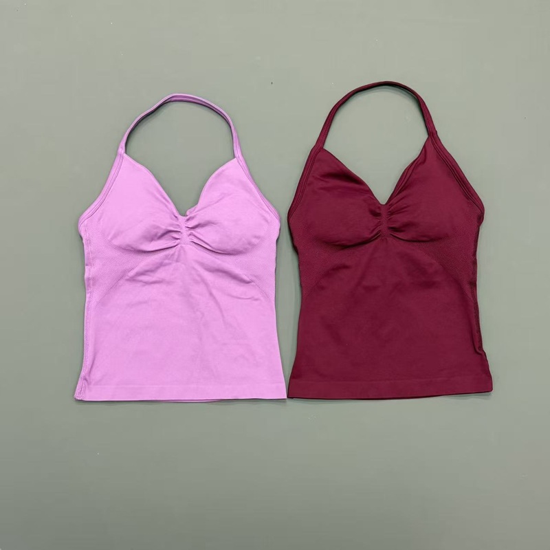 Gym Women Sports Tank Top Seam - Yoga Fitness Tapis 评论和价格