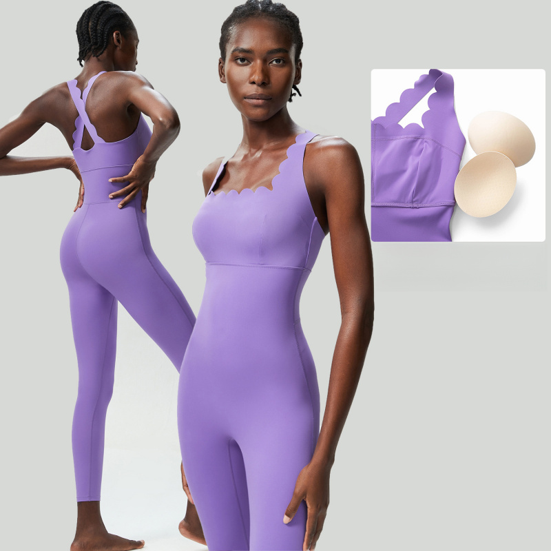 FUBEIKE Small Wave Beauty Back - Yoga Fitness Jumpsuit 评论和价格