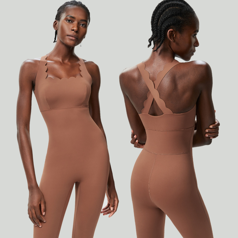 FUBEIKE Small Wave Beauty Back - Yoga Fitness Jumpsuit 评论和价格