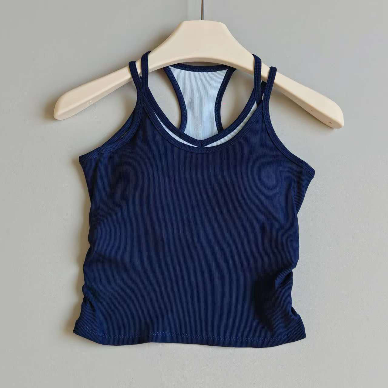 Contrast Color Yoga Vest for W - Yoga Fitness Tapis 评论和价格