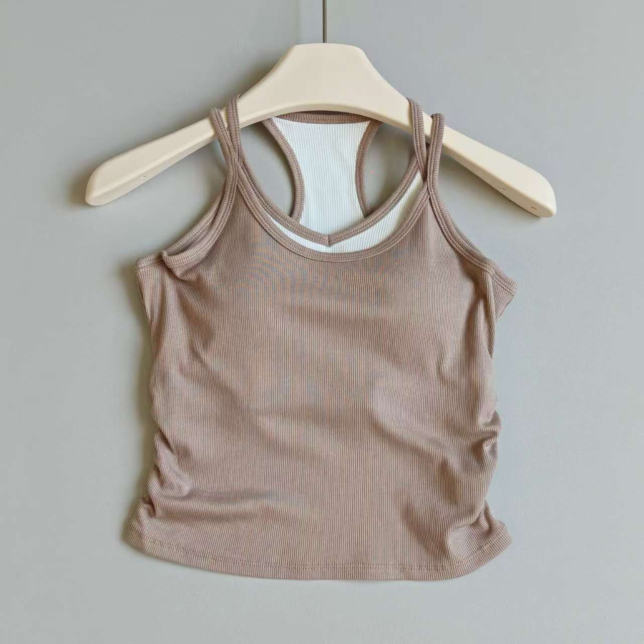 Contrast Color Yoga Vest for W - Yoga Fitness Tapis 评论和价格