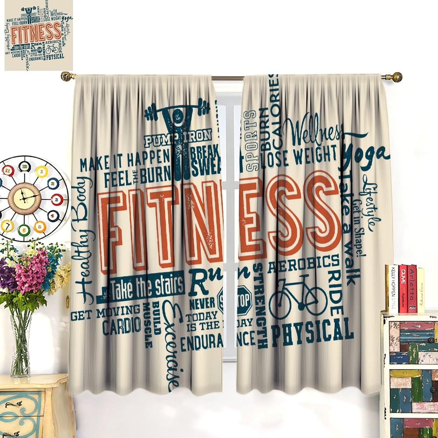 Large Fitness Workout Motivati - Yoga Fitness Hotel 评论和价格