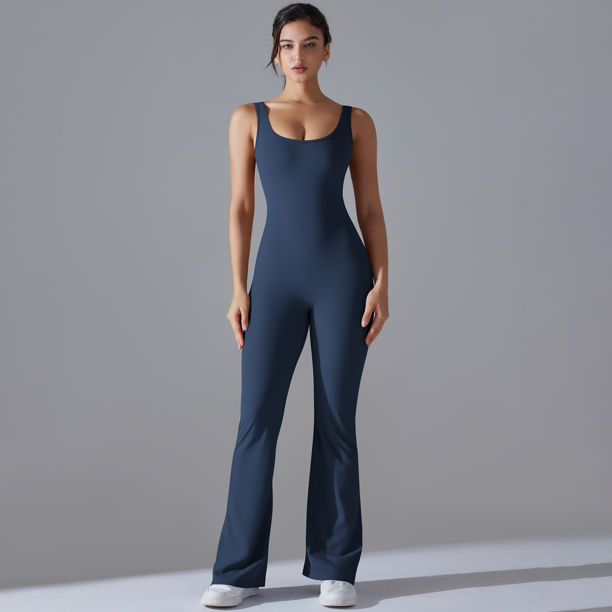 Sexy Back V Jumpsuit Gym Set W - Yoga Fitness Jumpsuit 评论和价格