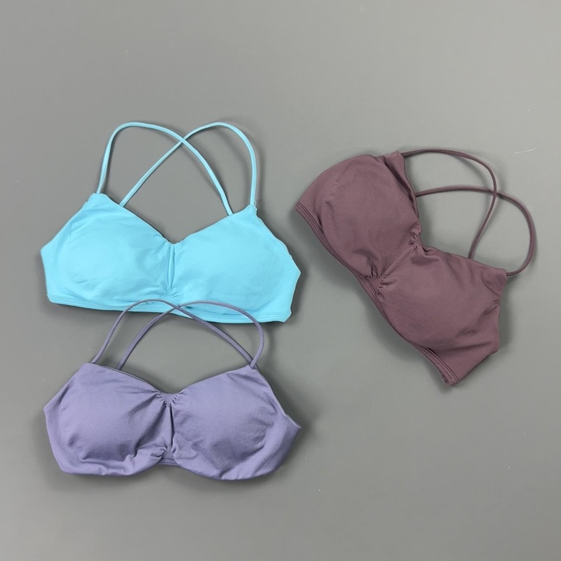 HISTELLO Front Ruched Cross Ba - Yoga Fitness Tapis 评论和价格