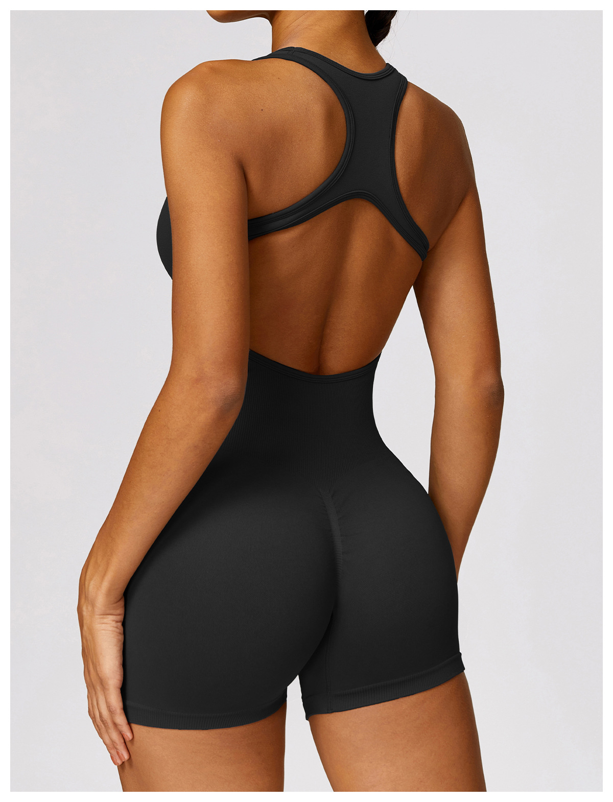 Sexy Back Jumpsuit Gym Set Wom - Yoga Fitness Jumpsuit 评论和价格