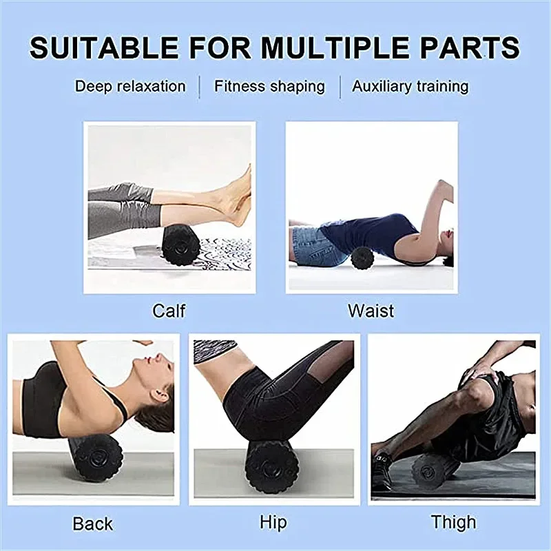 4-Speed Vibrating Electric Yog - Yoga Fitness Roller 评论和价格