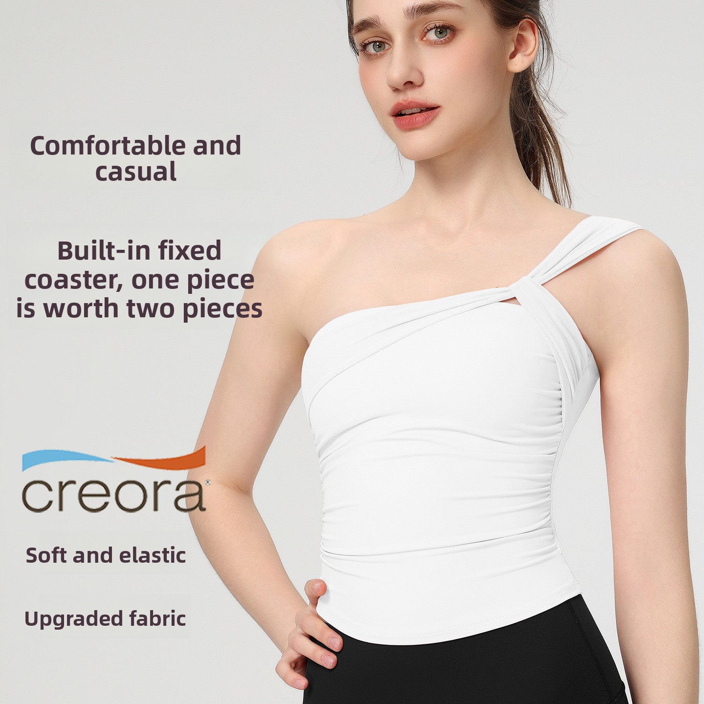 Women's Sexy Sloping Shoulder  - Yoga Fitness Tapis 评论和价格