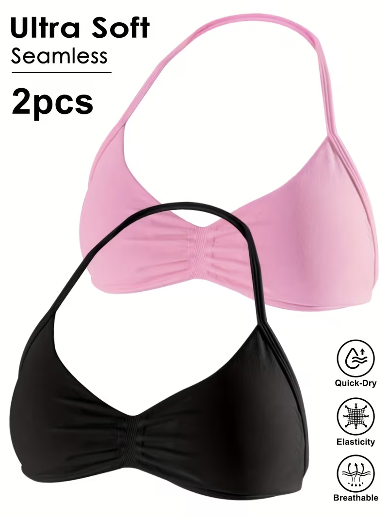 2pcs Seamless Sexy Open Back G - Yoga Fitness Tapis 评论和价格