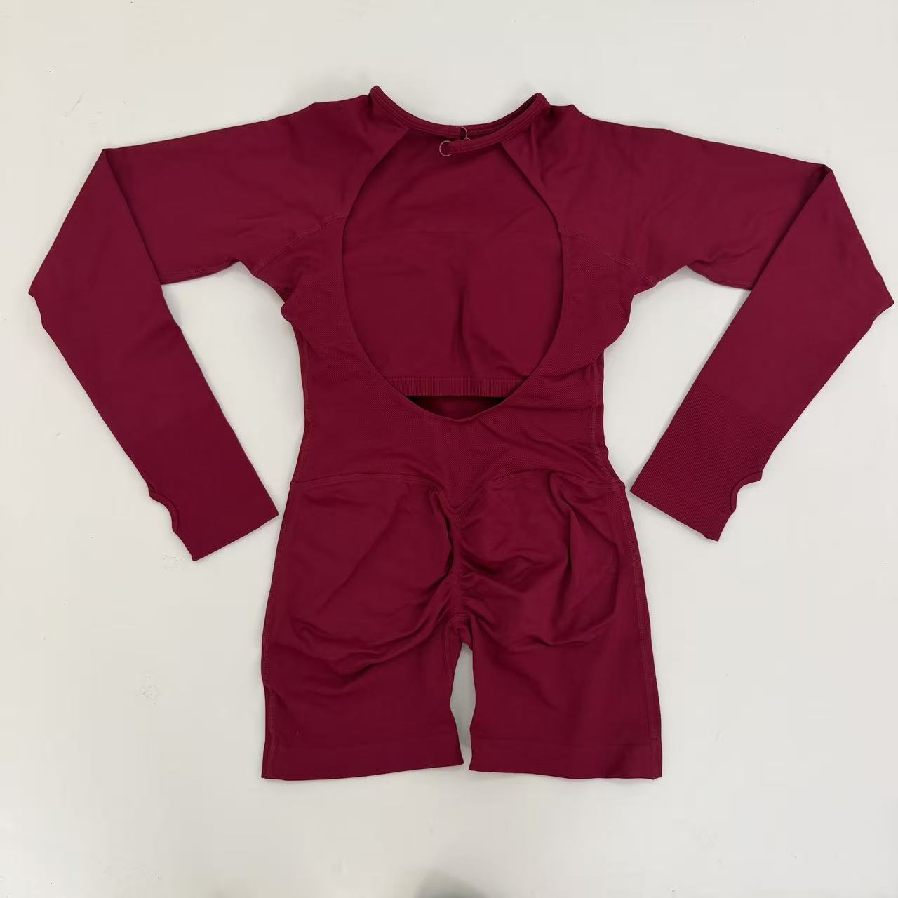 Du Jia Long Sleeve One Piece G - Yoga Fitness Jumpsuit 评论和价格